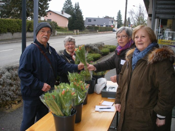 Bénévoles, Tulipes à cœur